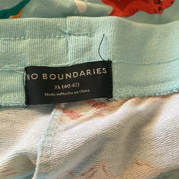 No Boundaries Lounge Shorts dinosaurs size XL 40-42 unsex - Picture 8 of 12